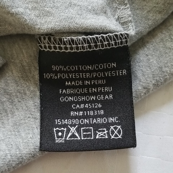 Gongshow hockey player fan gear graphic tee WM XS - Picture 6 of 6